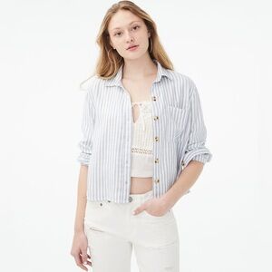 Aeropostale Long Sleeve Striped Button-Down Shirt NWT